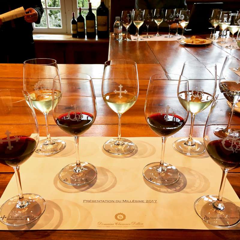 A flight at Mission Haut Brion